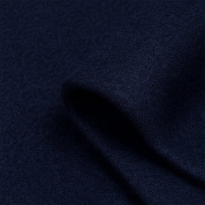 Luxury Men's Navy Blue Wool Scarf
