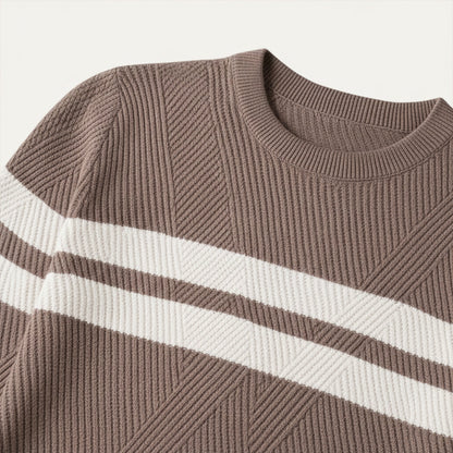 Stylish Men's Long Sleeve Fall Pullover Sweater