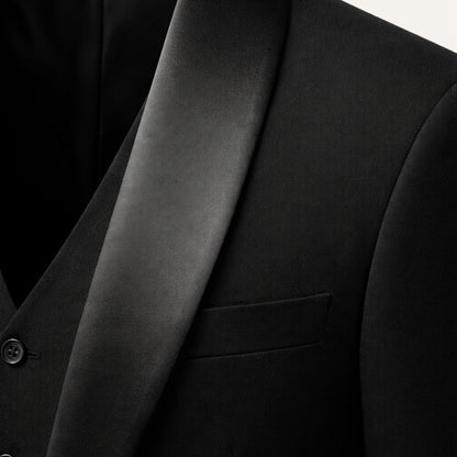 Classic Men's 3 Piece Slim Fit Tuxedo Suit