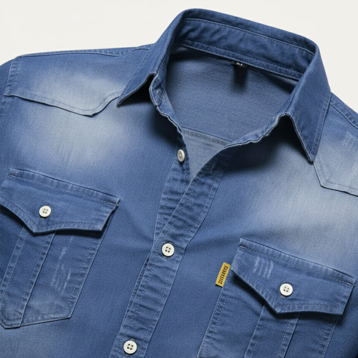 Classic Blue Jeans Shirt for Men