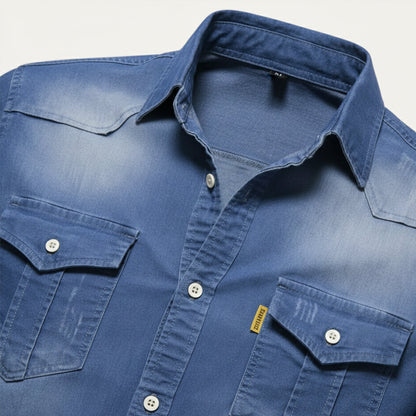 Classic Blue Jeans Shirt for Men