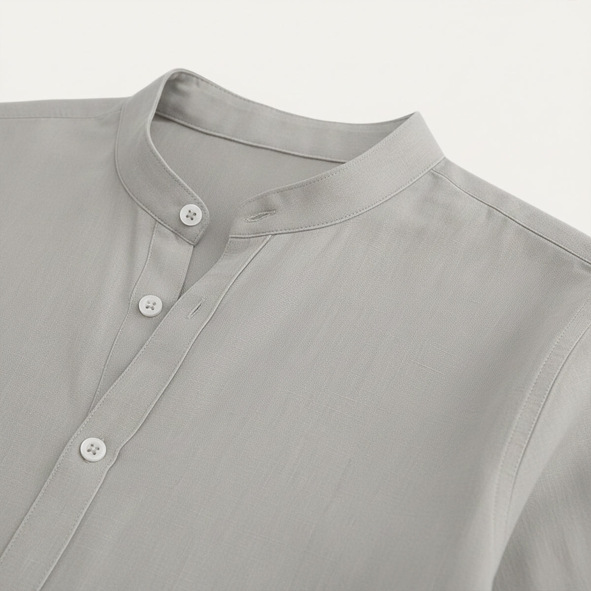 Lightweight Breathable Linen Mens Shirt Loose Fit