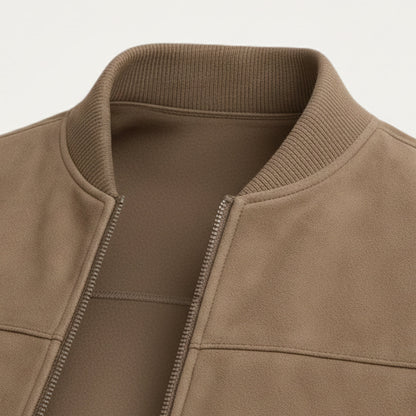 Luxury Mens Suede Leather Autumn Jacket