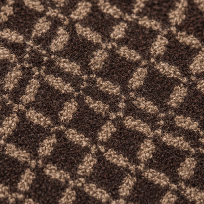 Luxury Men's Burgundy Wool Scarf