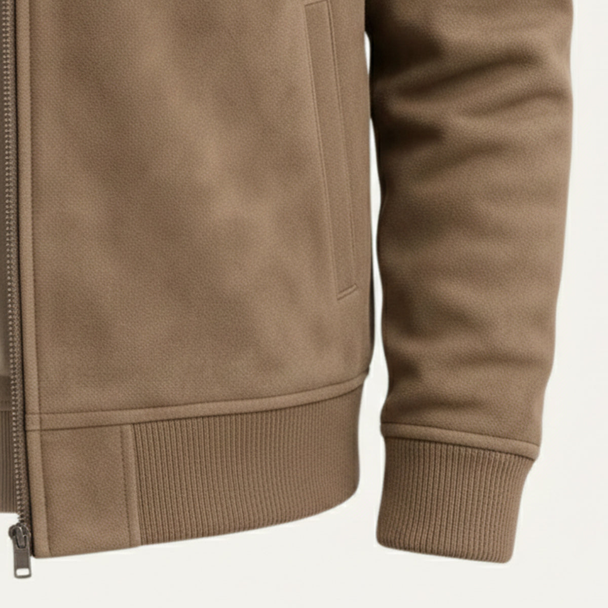 Luxury Mens Suede Leather Autumn Jacket