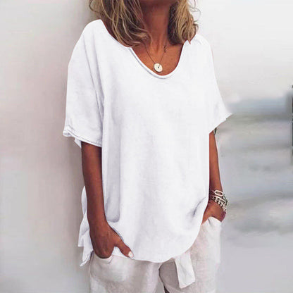 Relaxed Fit Casual Women's Blouse