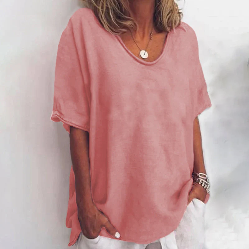 Relaxed Fit Casual Women's Blouse - Olytrend