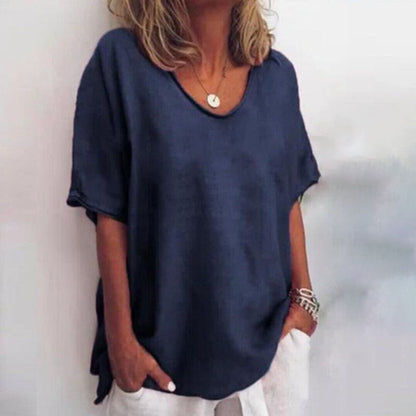 Relaxed Fit Casual Women's Blouse