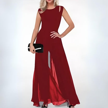 Chic Strapless Maxi Party Dress for Women