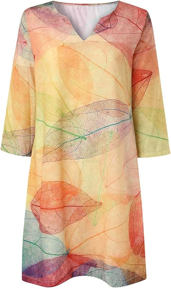 Image of Madison | Women's V-Neck A-Line Mini Dress