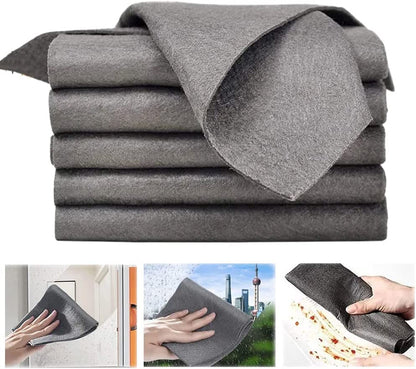 Magic Cleaning Cloth - ClearMagic-5 pieces (11.81" × 11.81")-Nora Luxe