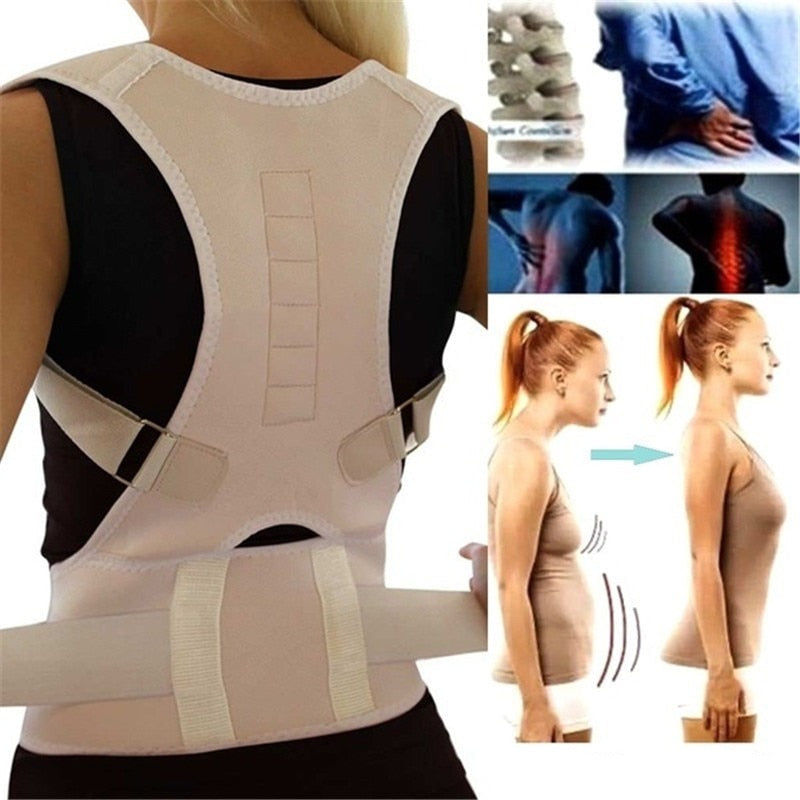 Magnetic Back Corrector - BackAligner-Black-S (23.62-29.53 inches)-Nora Luxe
