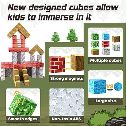 Magnetic Building Set – Buildix-The Livary