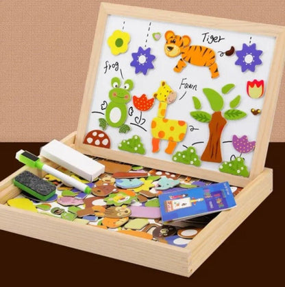 Magnetic Double-Sided Chalkboard Set - MiniArt Studio-Option B-Nora Luxe