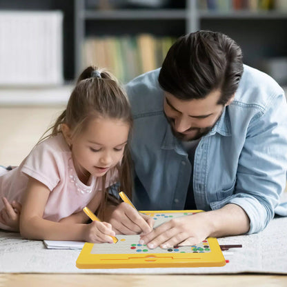 Magnetic Drawing Board with Beads - MagniDots-The Livary