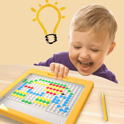 Magnetic Drawing Board with Beads - MagniDots-The Livary