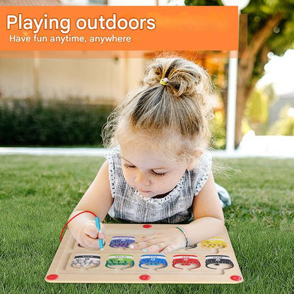 Magnetic Learning Maze for Colour and Number Recognition - MazeMagic-Nora Luxe