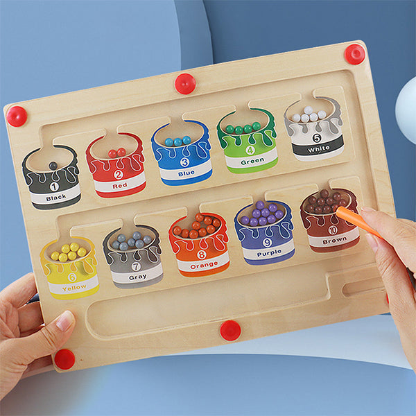 Fun Interactive Colour Number Maze Toy - Pexav