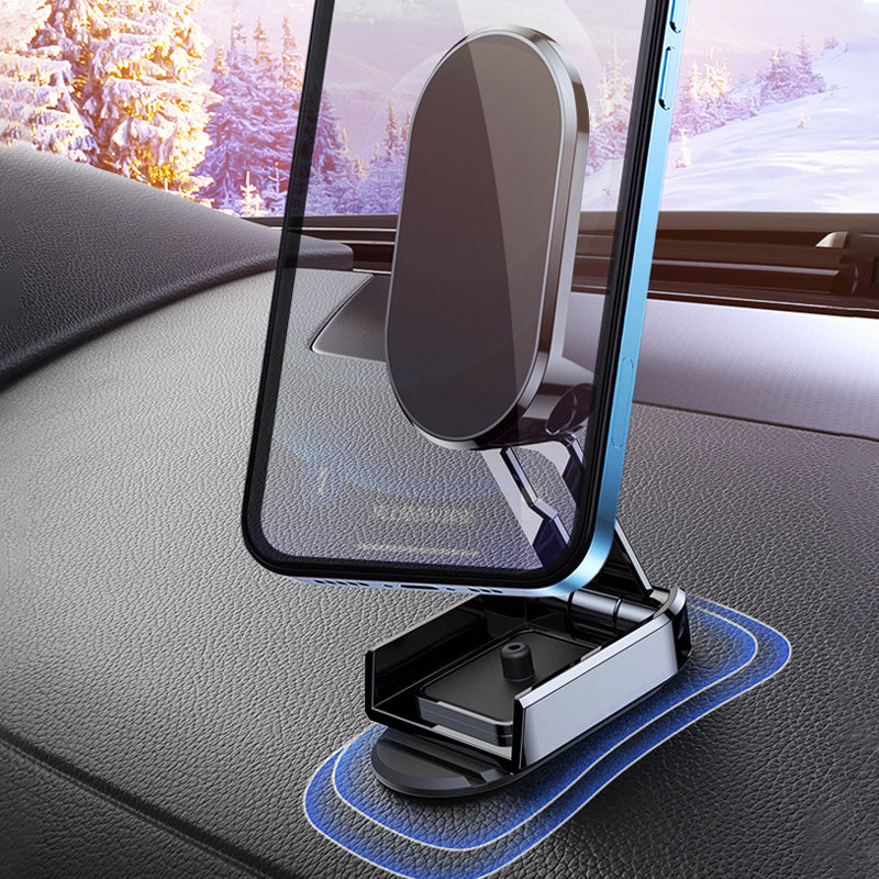 Magnetic Phone Holder for the Car - MagMount Fold-Black-Nora Luxe