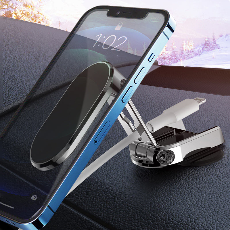 Magnetic Phone Holder for the Car - MagMount Fold-Black-Nora Luxe