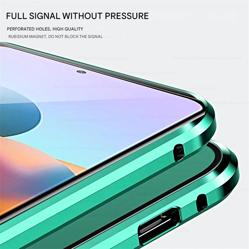 Magnetic Phone Protective Case - TitanGuard-Black-Nora Luxe