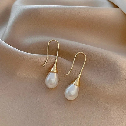 Timeless White Pearl Earrings