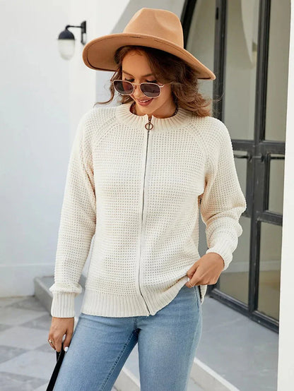 Comfy Everyday Women's Zip Cardigan