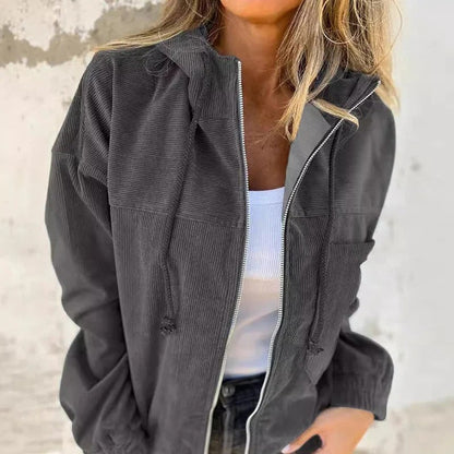 Comfy Women's Zip Up Hoodie Jacket Everyday Wear