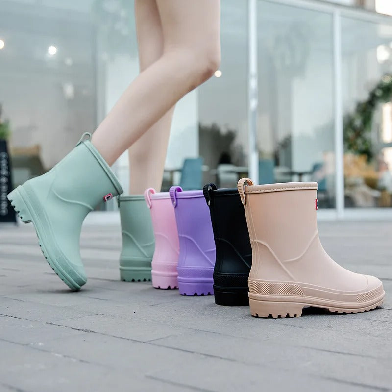 Ladies Waterproof Ankle Boots - Olytrend