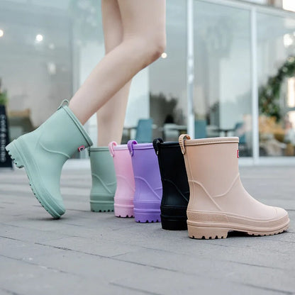 Ladies Waterproof Ankle Boots - Olytrend