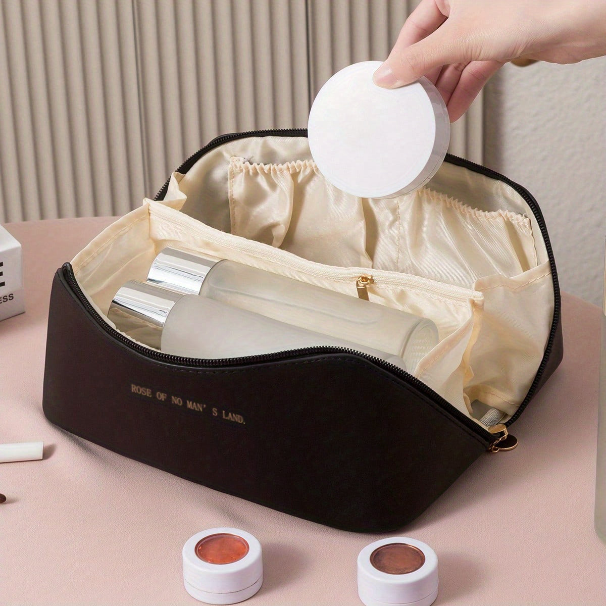 Premium Synthetic Makeup Storage Case
