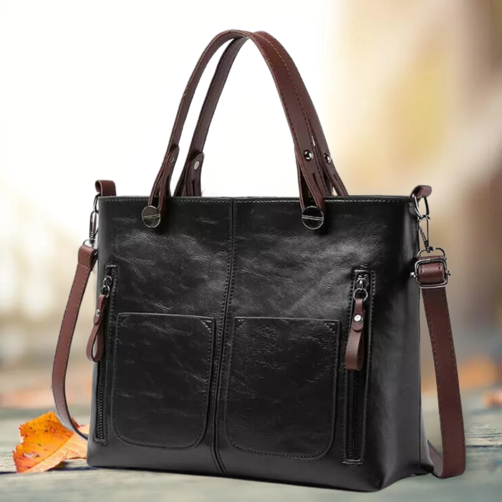 Timeless Luxury Genuine Leather Tote Bag