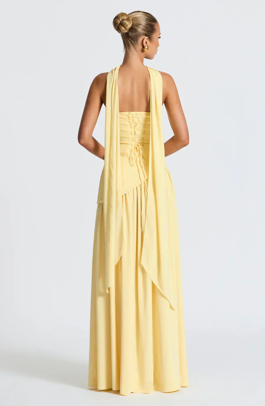 Elegant Strapless Evening Gown Dress