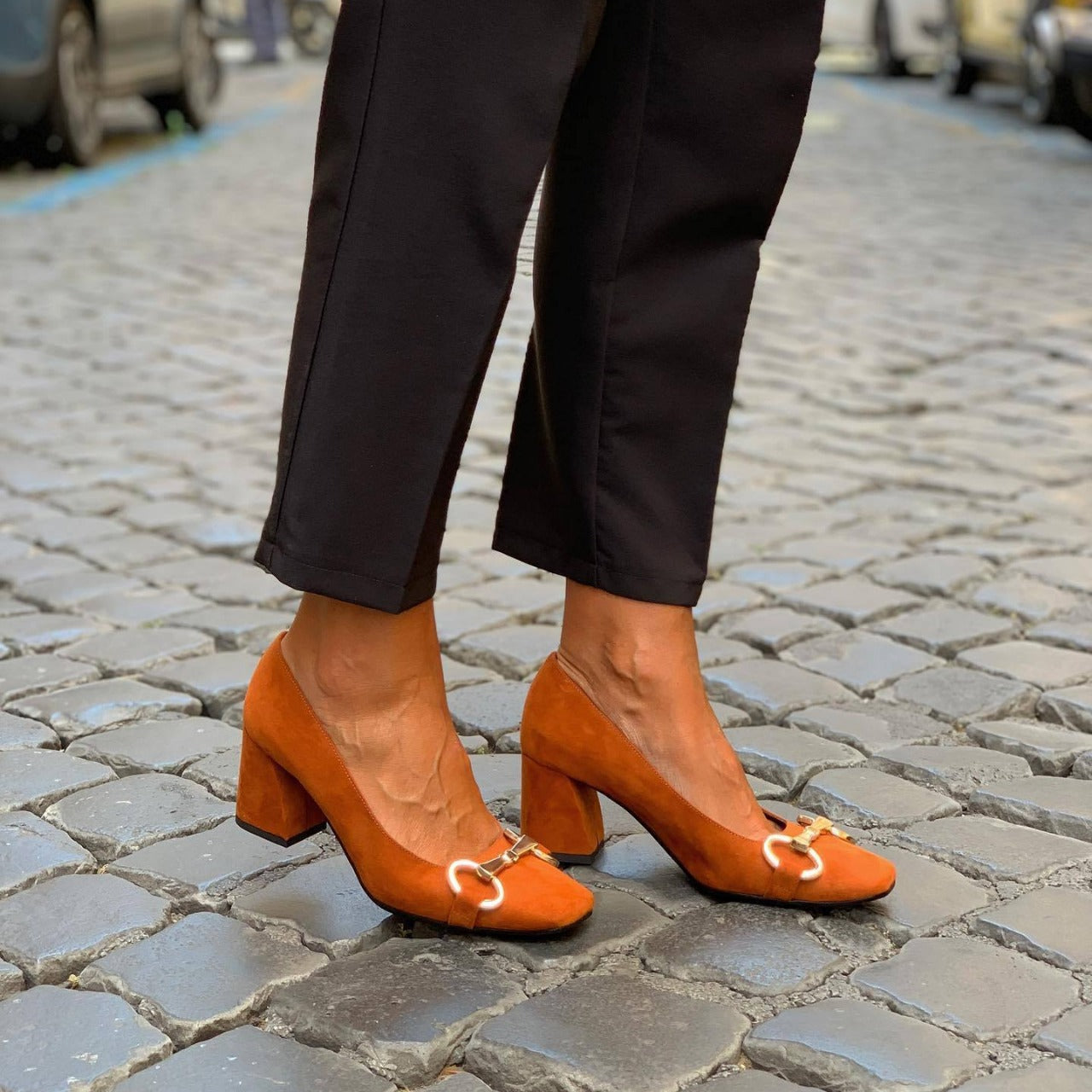 Image of Marcia | Women's Block Heel Slip-On Shoes