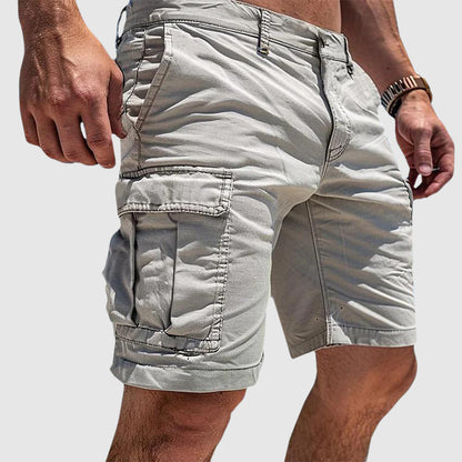 Practical Men's Zip Cargo Shorts - Olytrend