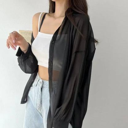 Lightweight Chic Open Front Cardigan for Women