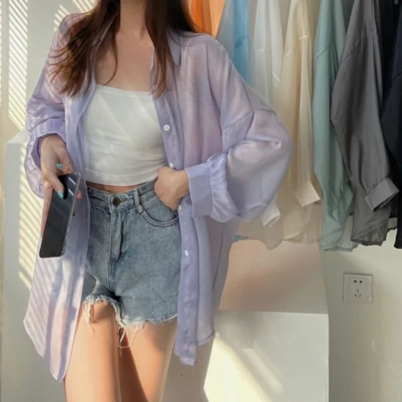 Lightweight Chic Open Front Cardigan for Women - Pexav