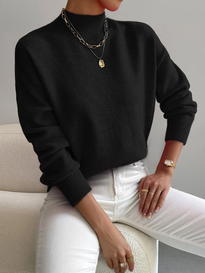 Ladies' Classic Crew Neck Long Sleeve Sweater