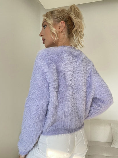 Soft Women's Button Front Sweater Cardigan