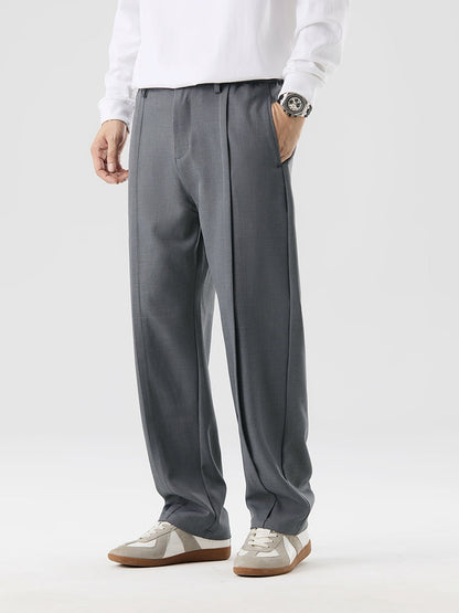 Classic Fit Straight Leg Men's Pants - Olytrend