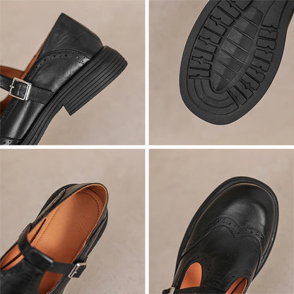 Elegant Mary Jane Shoes Made from Premium Leather