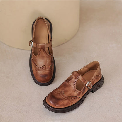 Elegant Mary Jane Shoes Made from Premium Leather