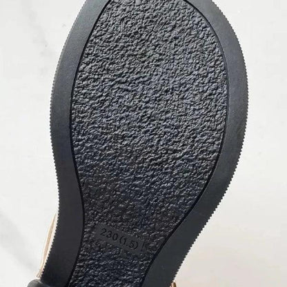 Mary Jane Pumps with Stylish Buckle - Clara-Ivory-2.5-Nora Luxe