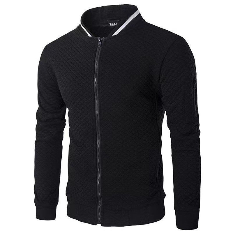 Mason - Men's Cozy Plaid Jacket Sweater