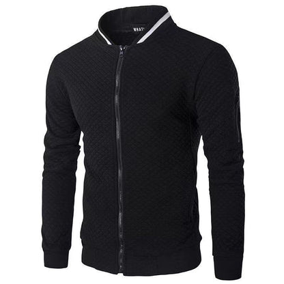 Mason - Men's Cozy Plaid Jacket Sweater