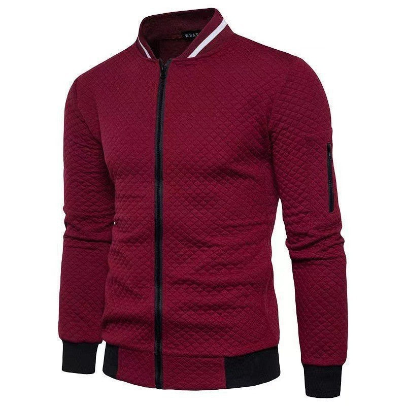 Mason - Men's Cozy Plaid Jacket Sweater