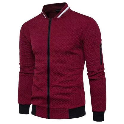 Mason - Men's Cozy Plaid Jacket Sweater