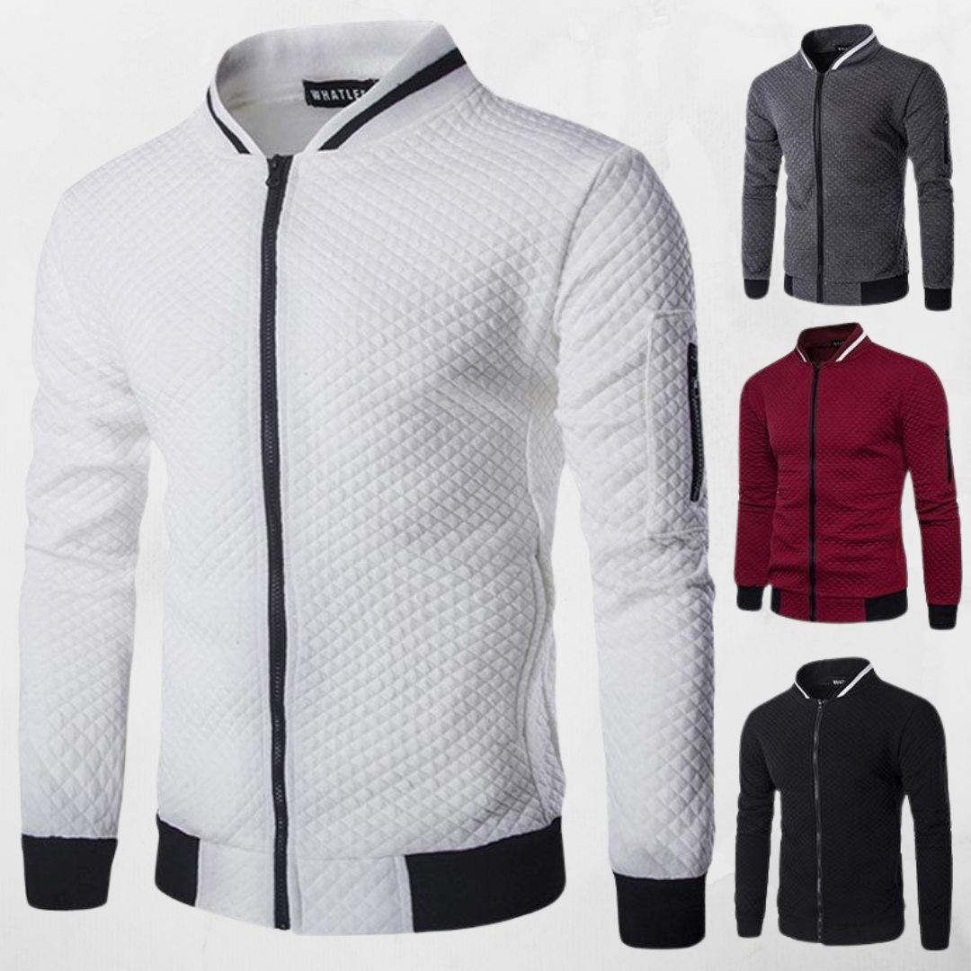 Mason - Men's Cozy Plaid Jacket Sweater