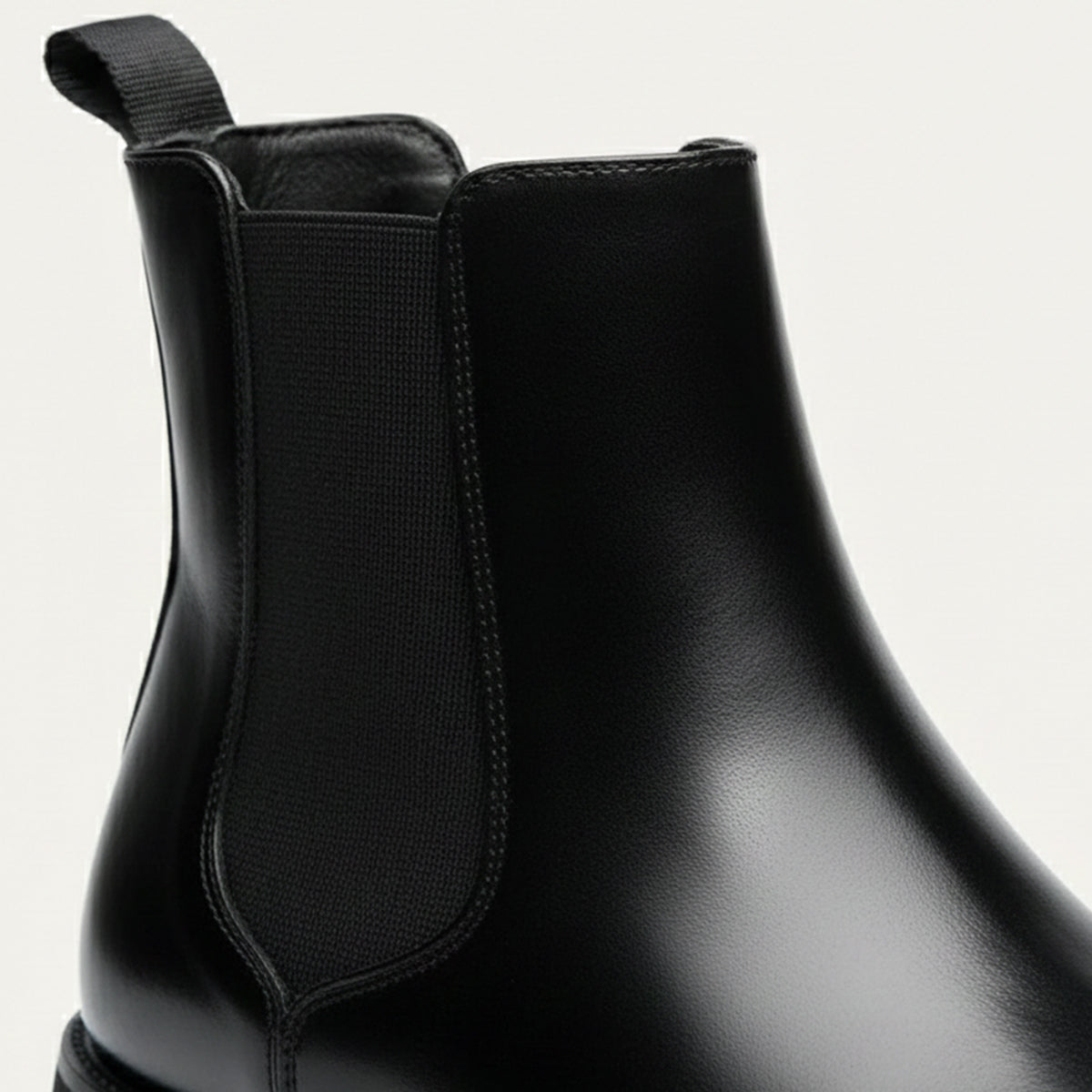 Brown Men's Traditional Ankle Slip On Leather Boots