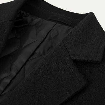 Classic Men's Long Wool Winter Coat